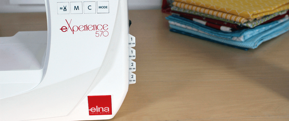 Komputerowa maszyna do szycia Elna 550 eX, 560 eX, 570 eX - recenzja serii eXperience - chowane i wysuwane karty ściegów w maszynie Elna 570 eX